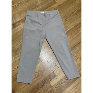 Gunex Made in Italy Classic Straight Leg Light Weigh Beige Pants, Women's 10‎